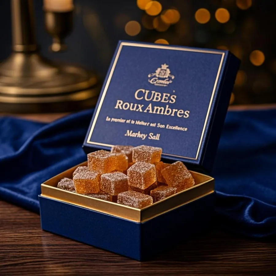 Cubes Roux Ambrés